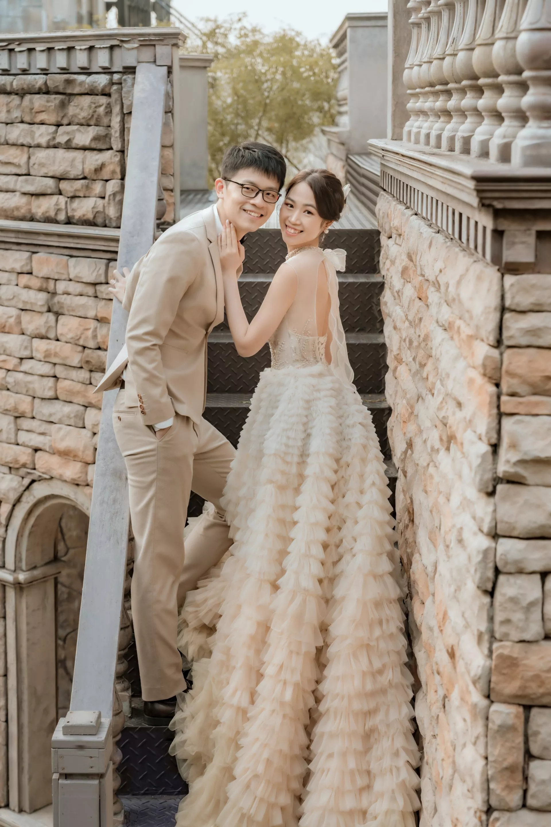 ECE08142雙面謝卡a-聿謙-婚紗攝影照(3號攝影師)